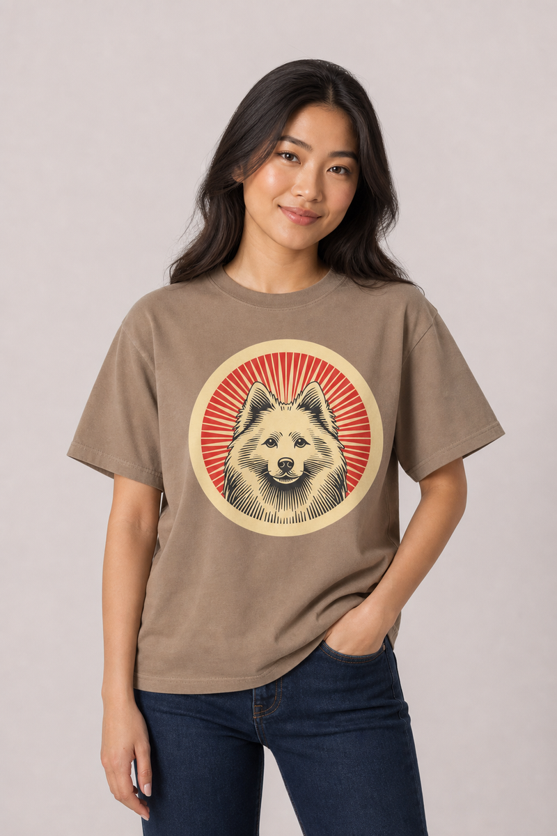 American Eskimo Dog Heavyweight Tee