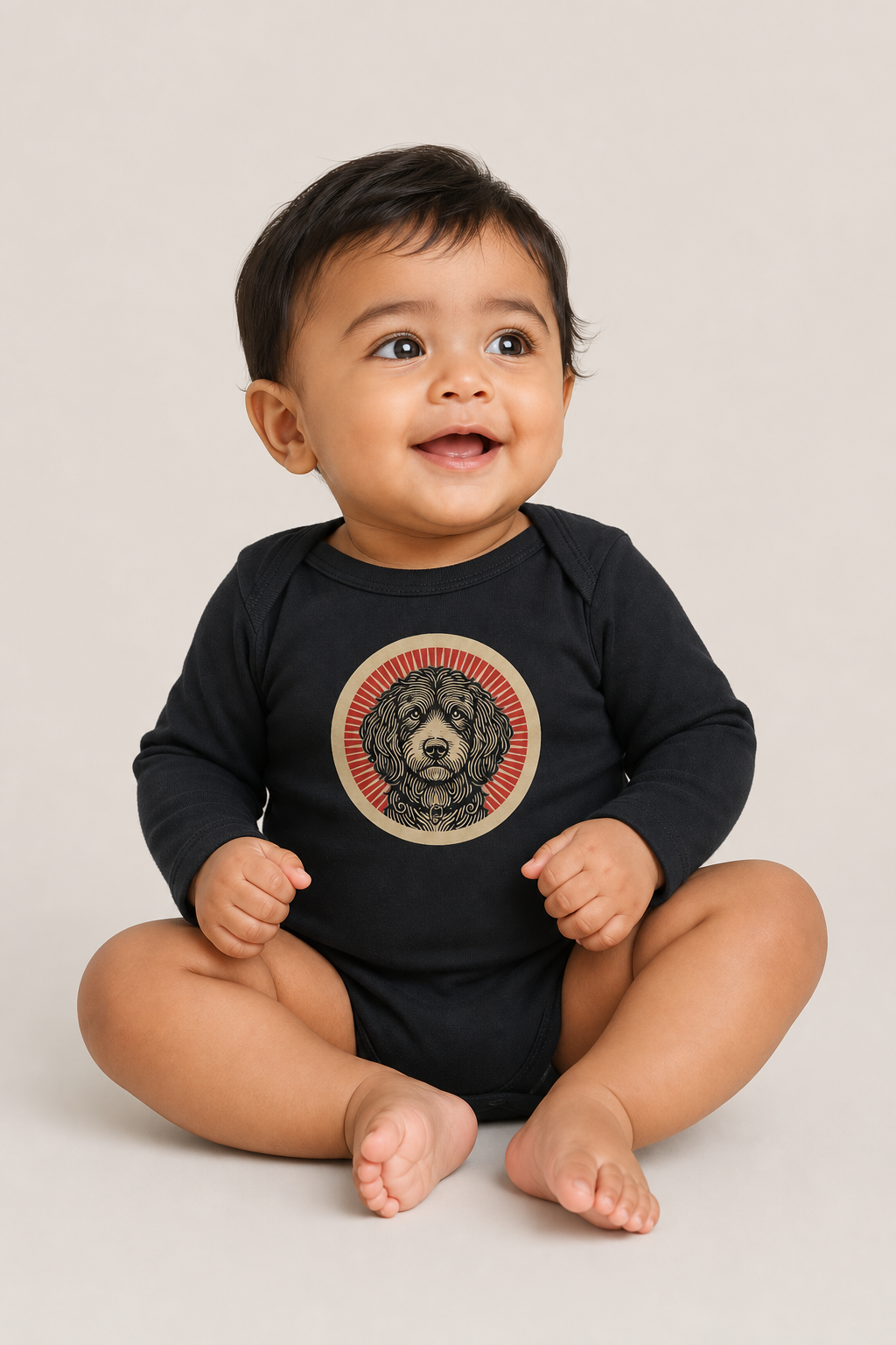 Aussiedoodle Sleeved Bodysuit