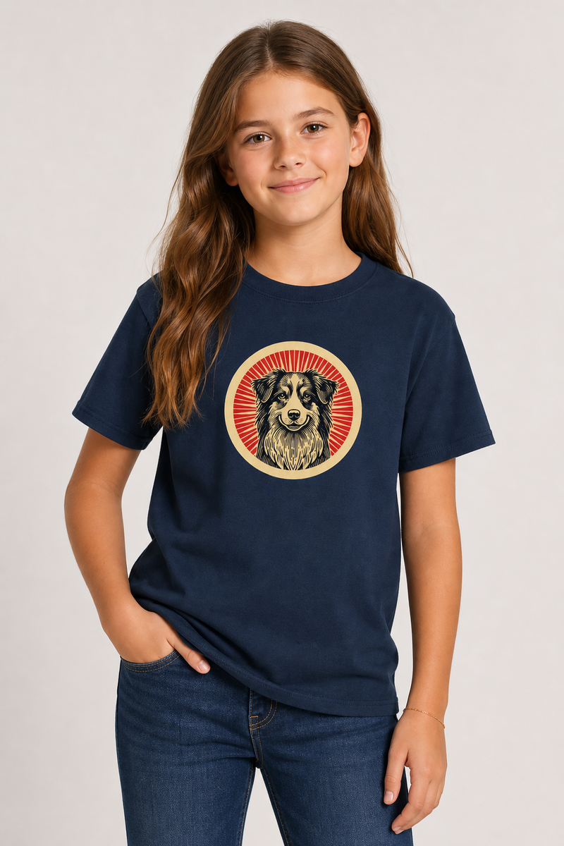 Australian Shepherd Kids Tee