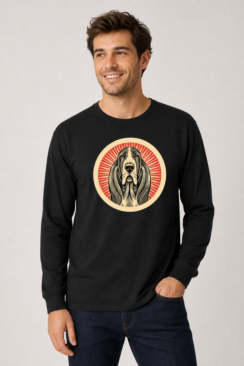 Basset Hound Long Sleeve Tee