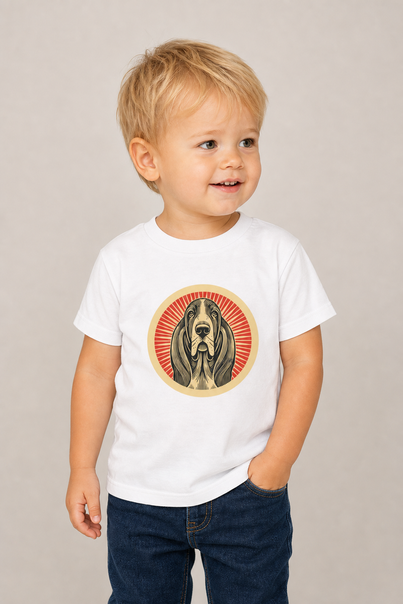 Basset Hound Toddler Tee