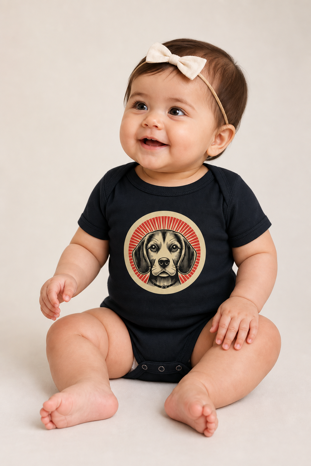 Beagle Baby Bodysuit