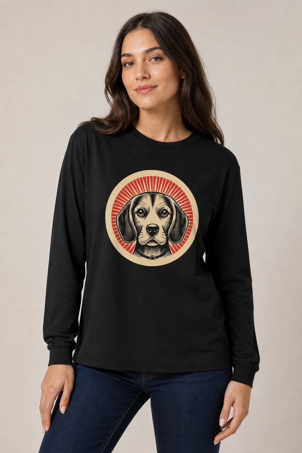 Beagle Long Sleeve Tee