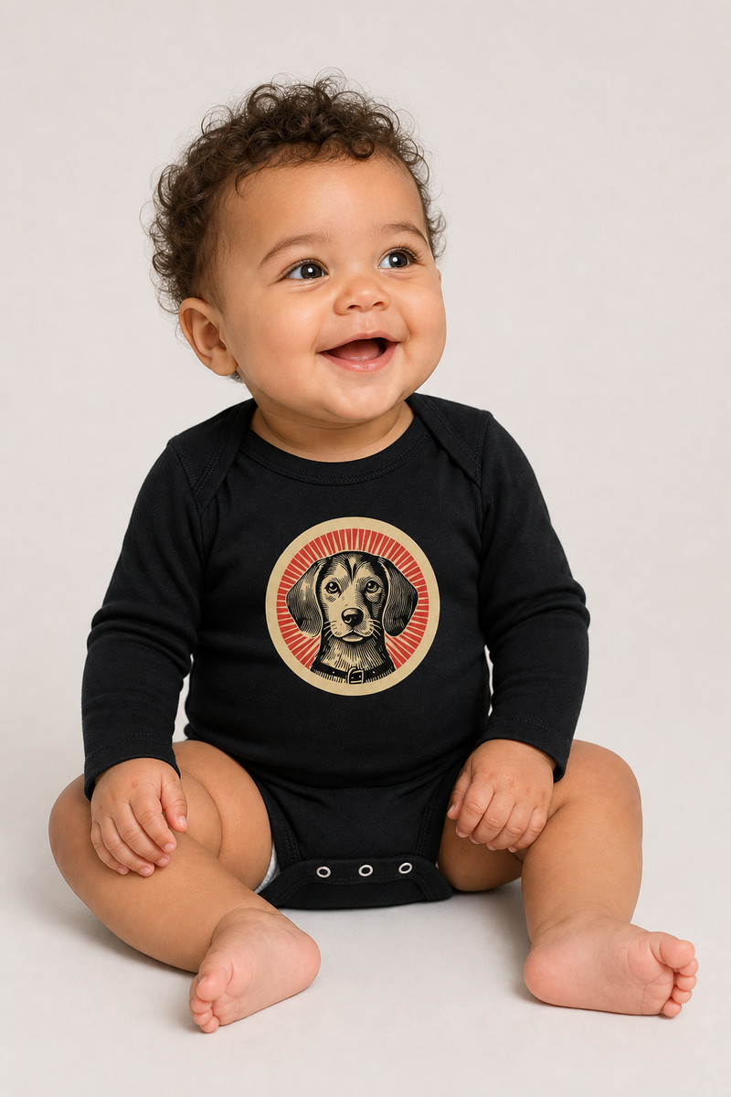 Beaglier Sleeved Bodysuit