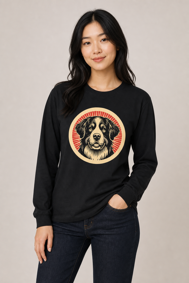 Bernese Mountain Dog Long Sleeve Tee