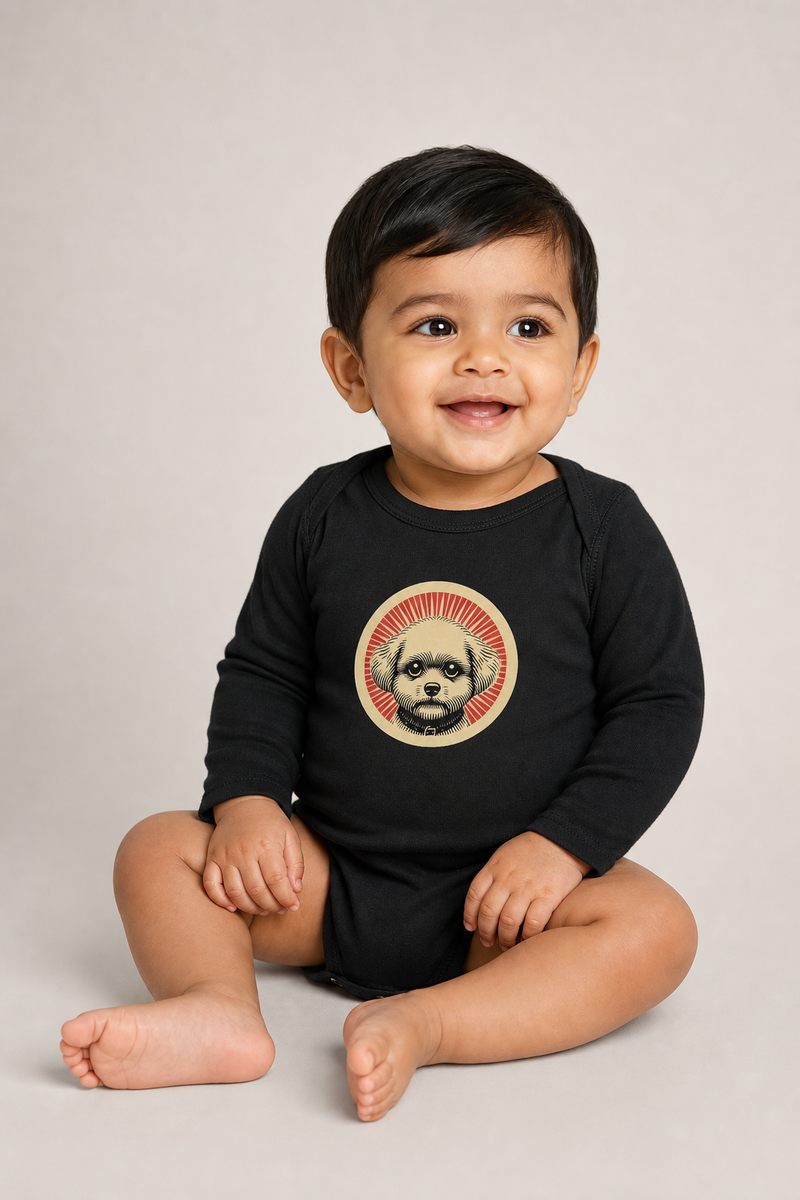 Bichon Frise Sleeved Bodysuit