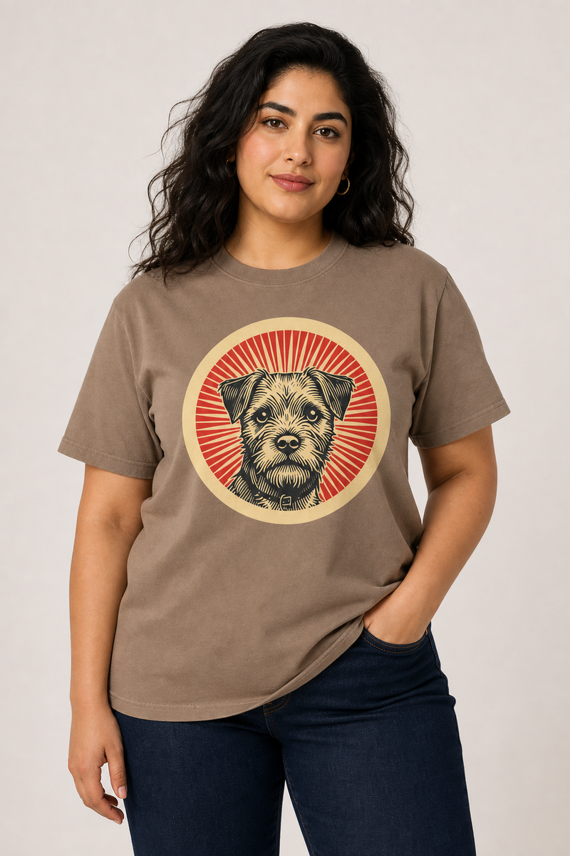 Border Terrier Heavyweight Tee
