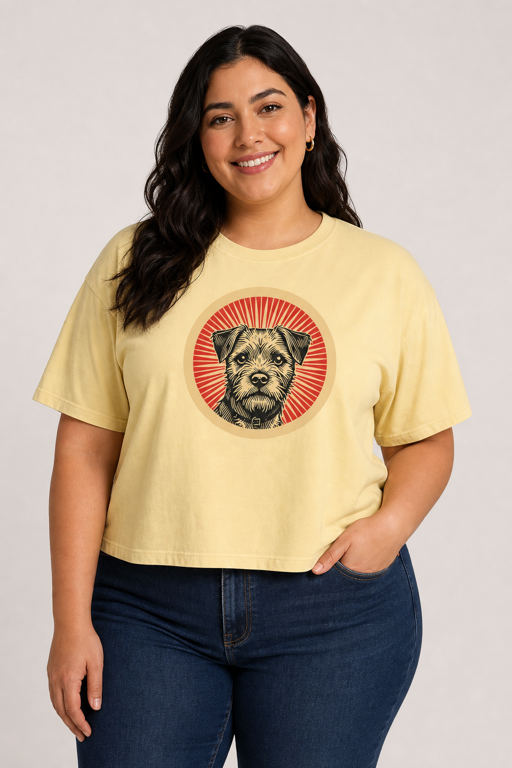 Border Terrier Boxy Tee