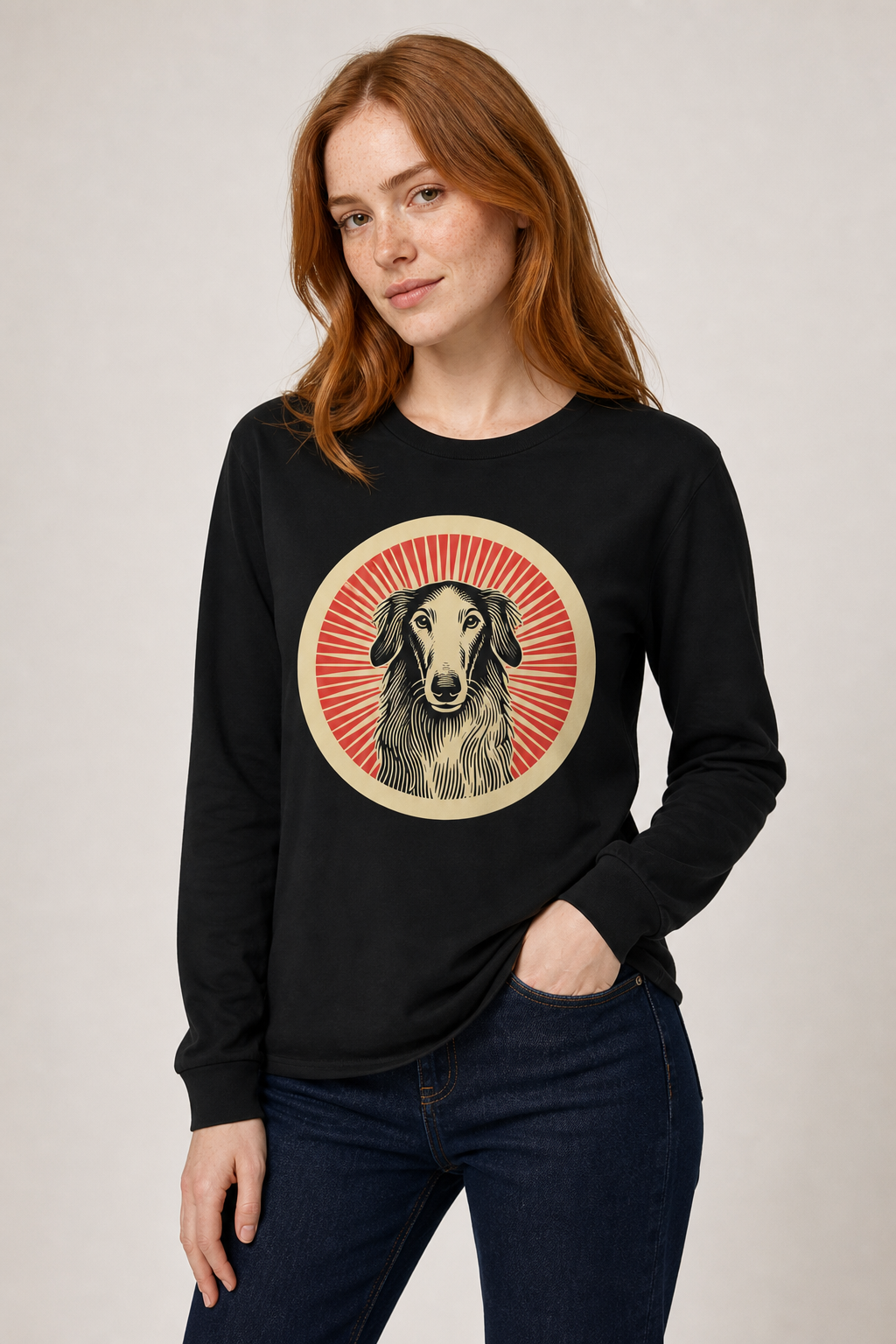 Borzoi Long Sleeve Tee