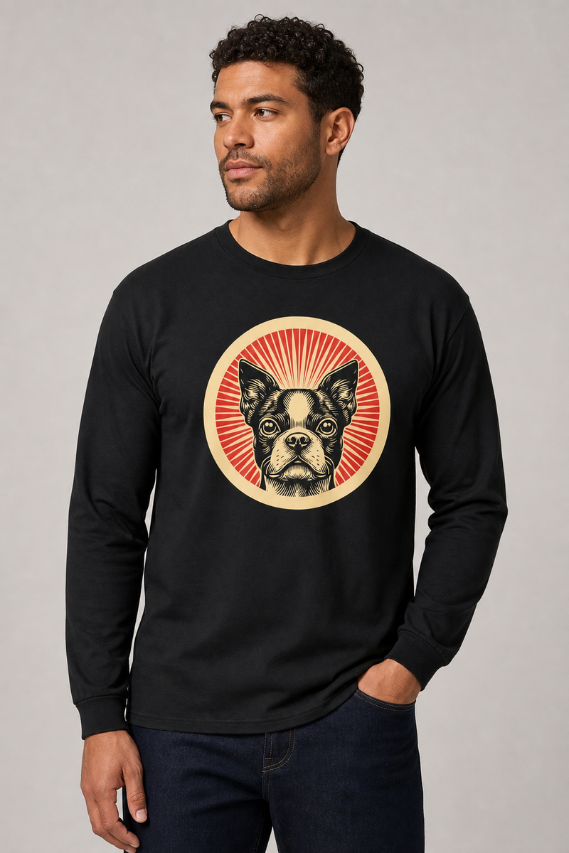 Boston Terrier Long Sleeve Tee