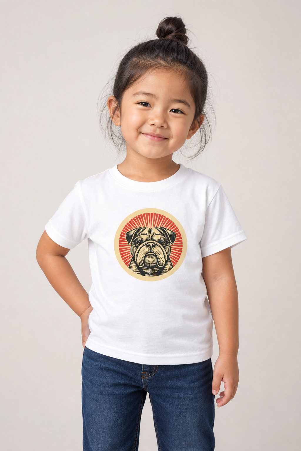Bulldog Toddler Tee