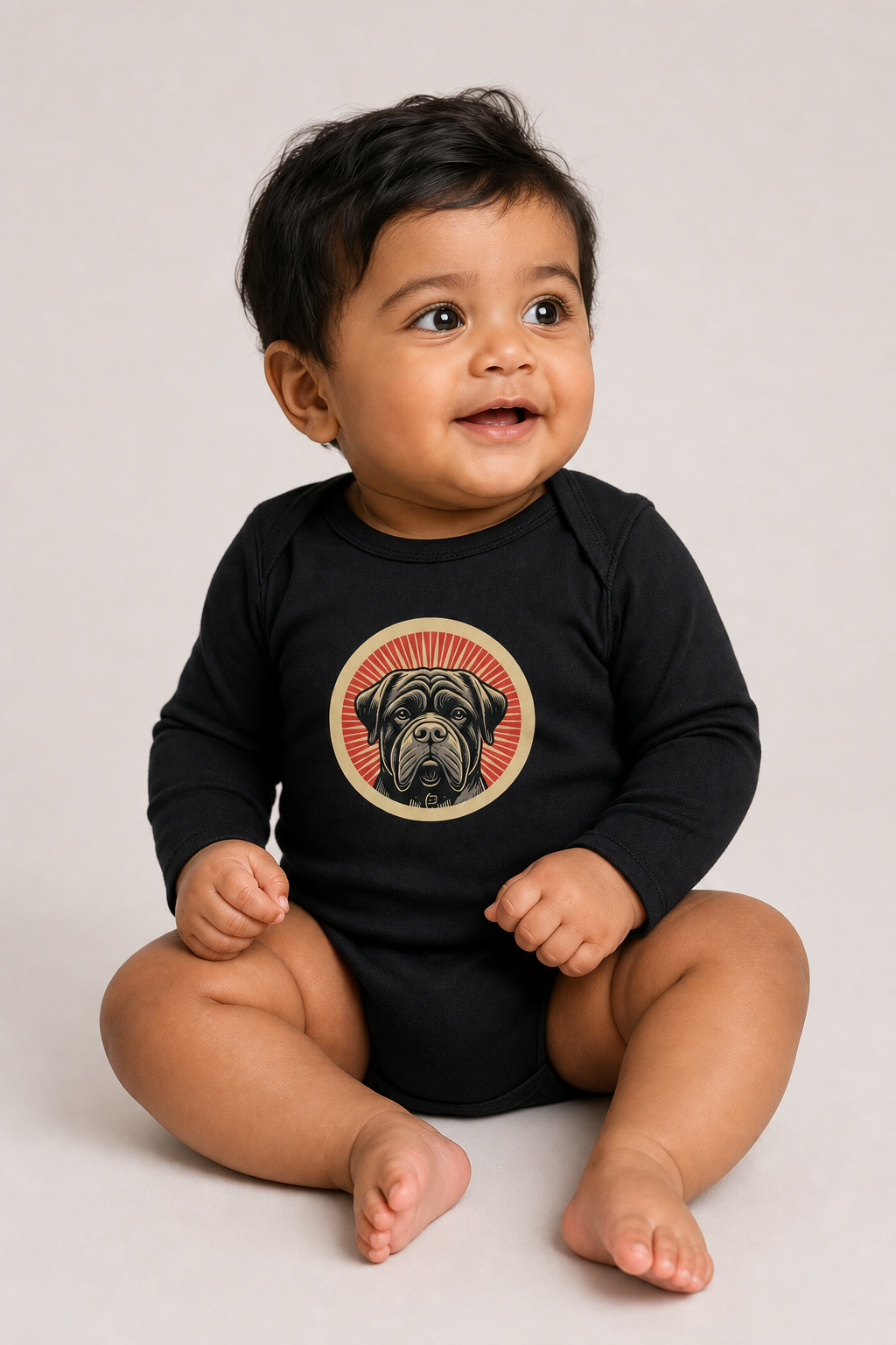 Bullmastiff Sleeved Bodysuit