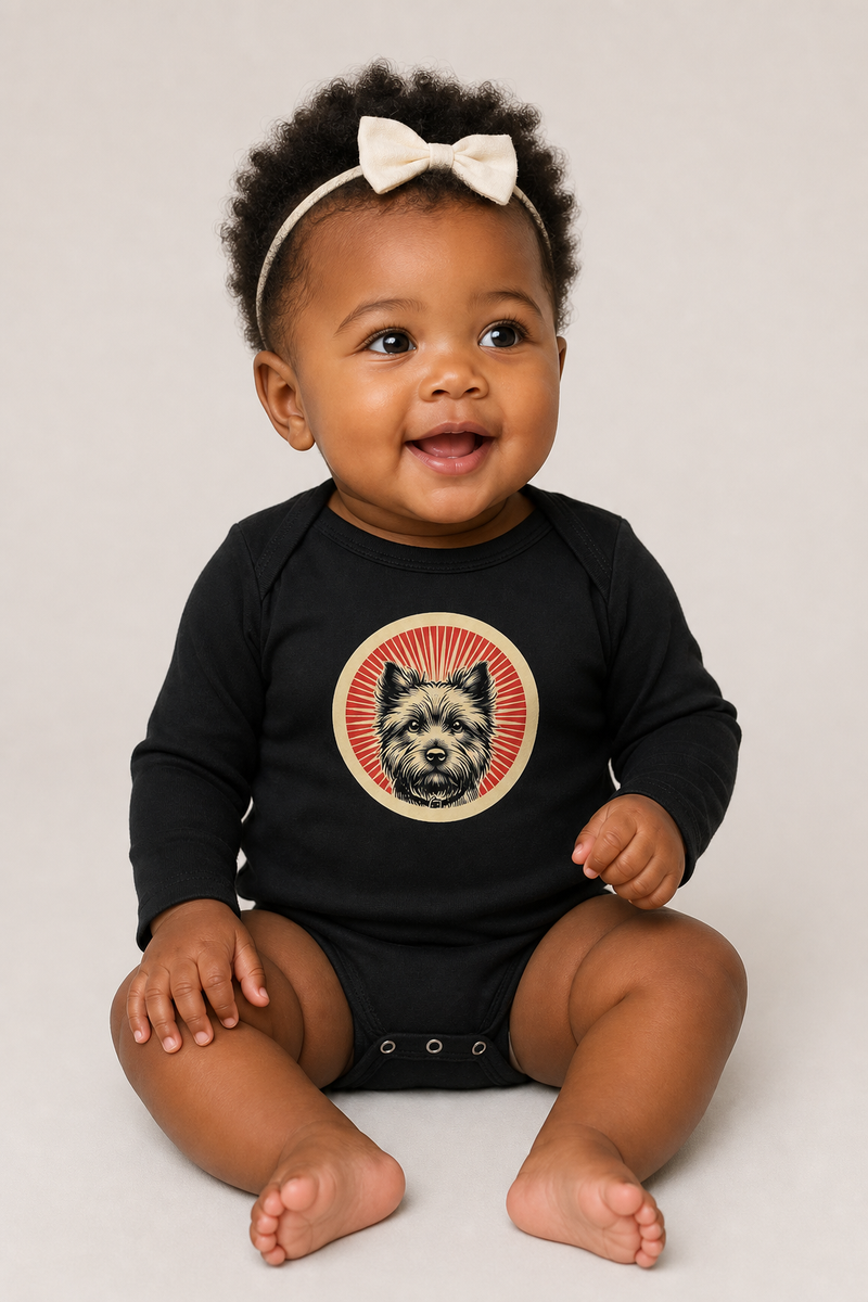 Cairn Terrier Sleeved Bodysuit