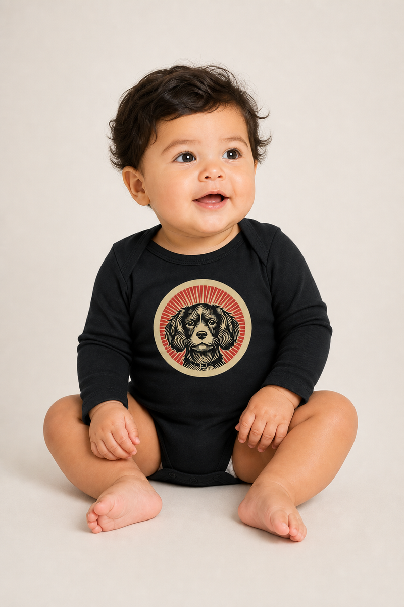 Cavachon Sleeved Bodysuit