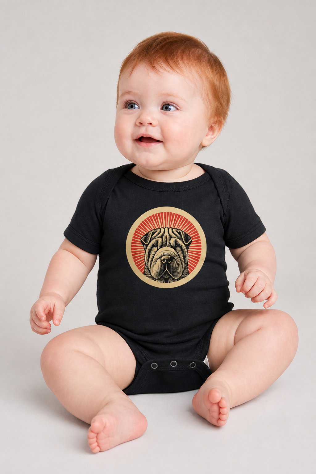 Chinese Shar-Pei Baby Bodysuit