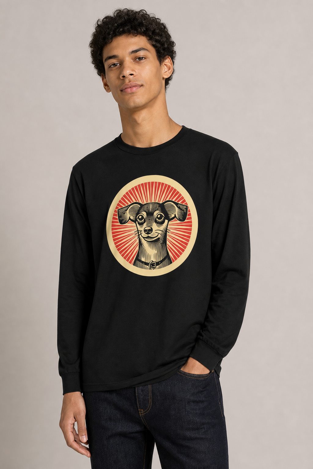 Chiweenie Long Sleeve Tee