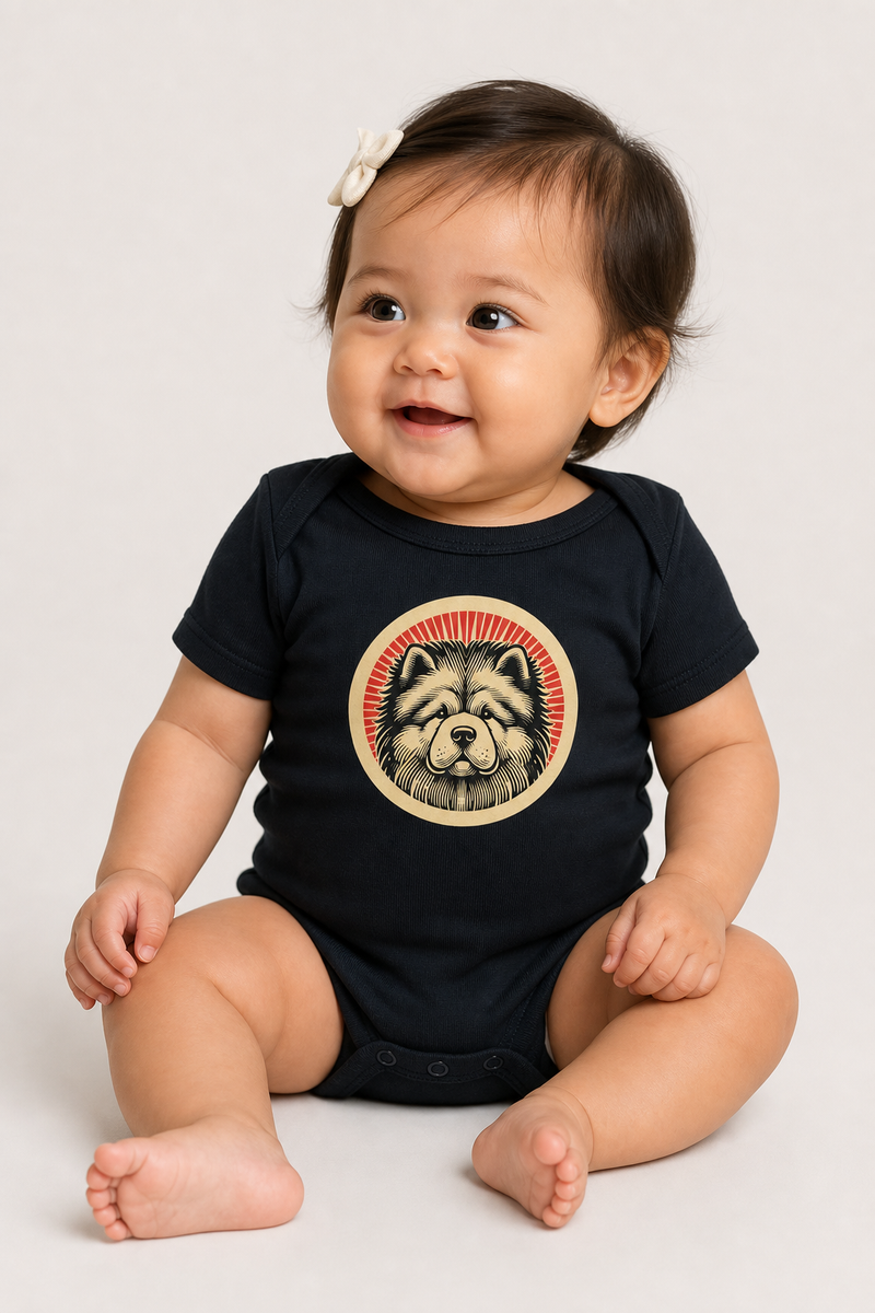 Chow Chow Baby Bodysuit