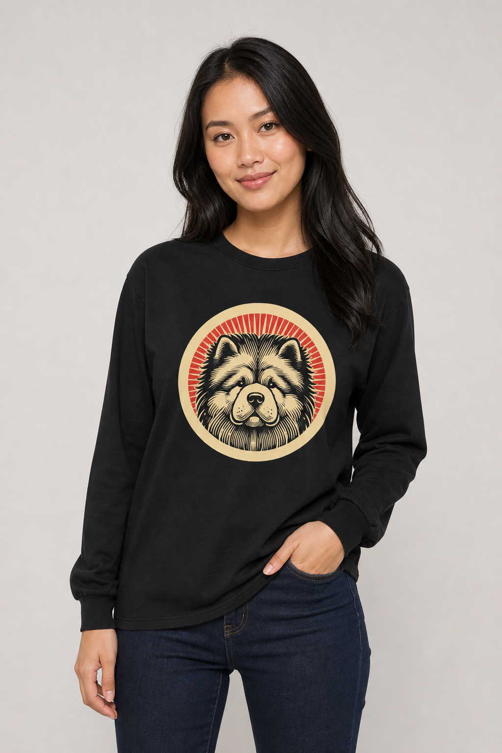 Chow Chow Long Sleeve Tee