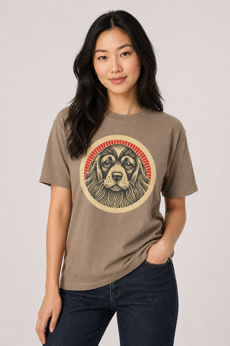 Cocker Spaniel Heavyweight Tee