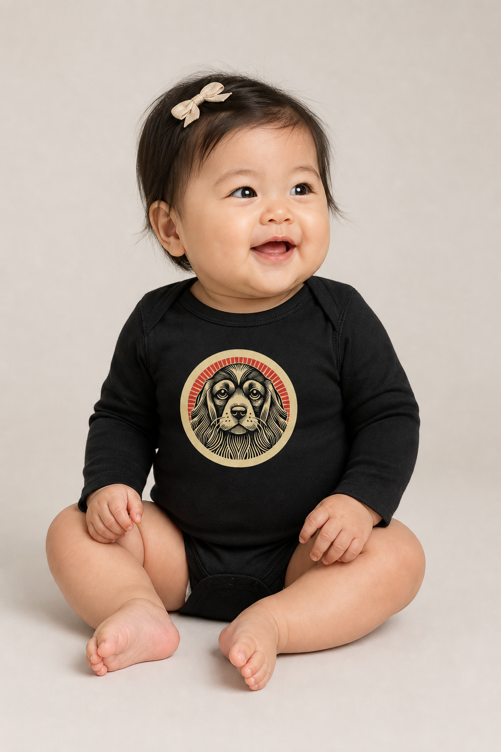 Cocker Spaniel Sleeved Bodysuit