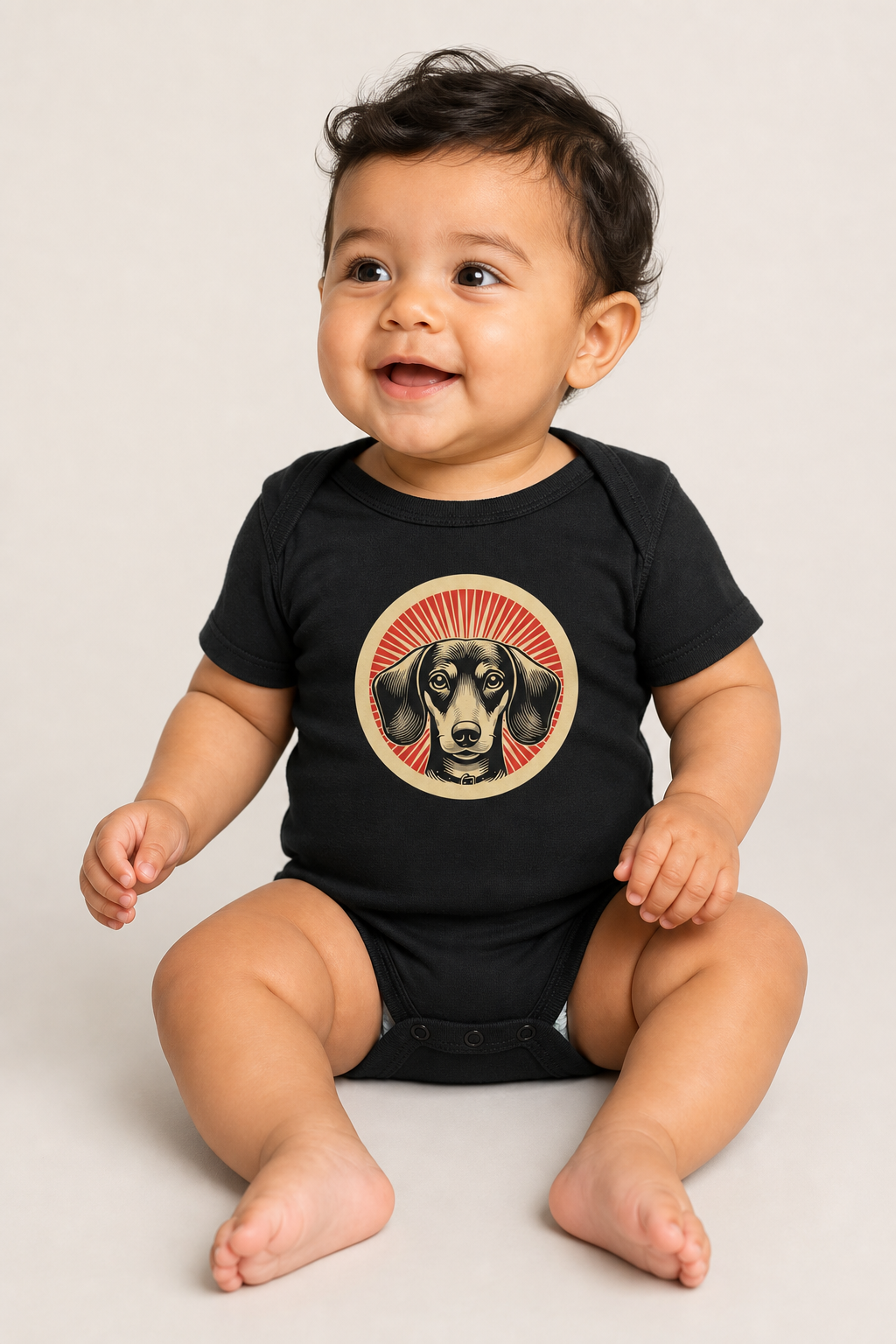 Dachshund Baby Bodysuit