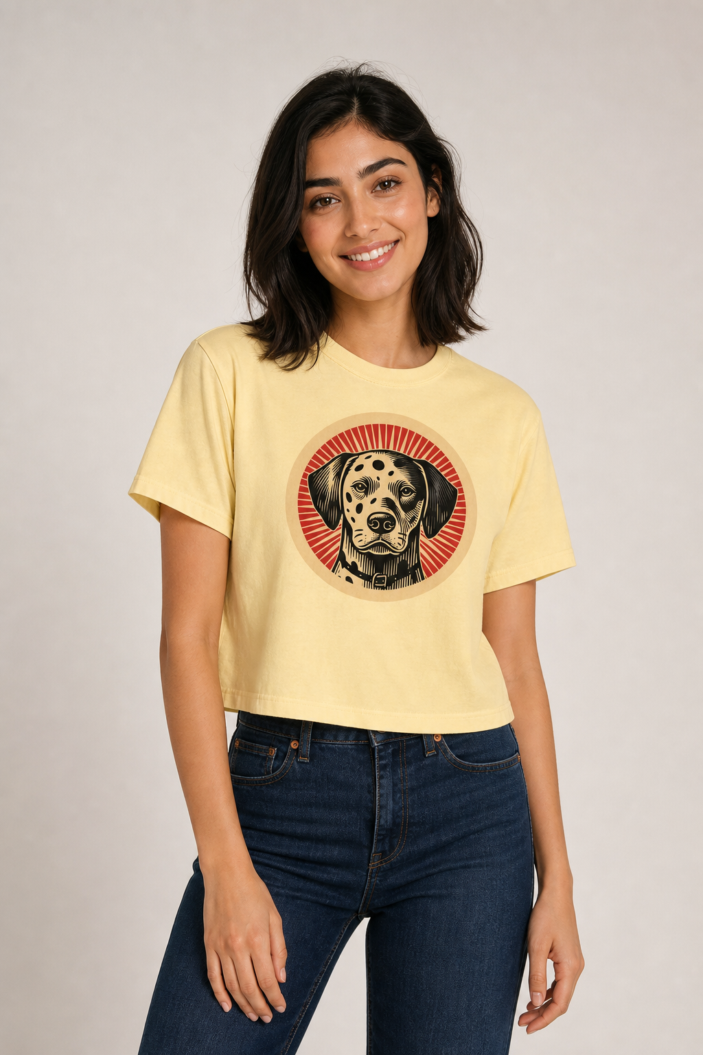 Dalmatian Boxy Tee