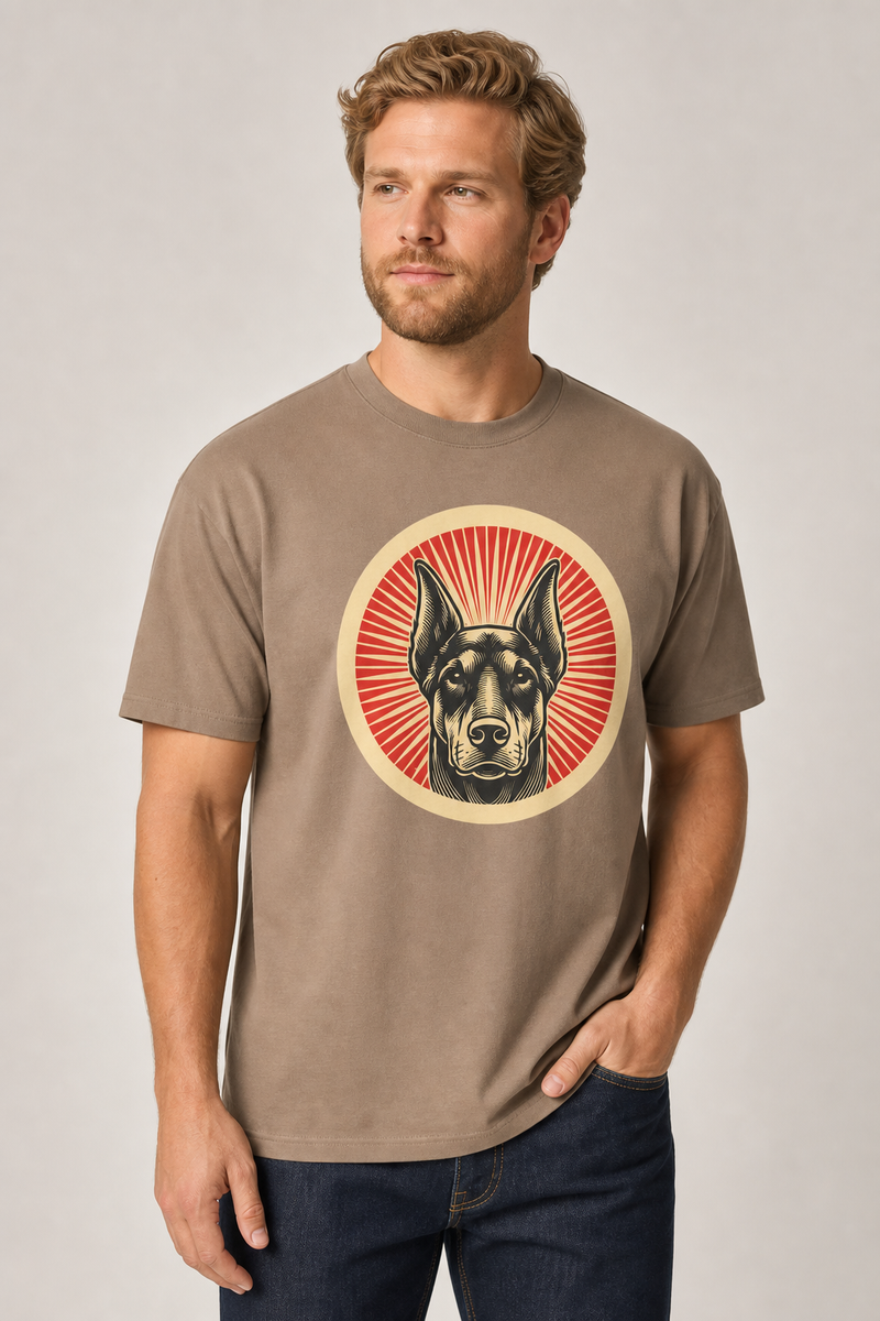 Doberman Pinscher Heavyweight Tee