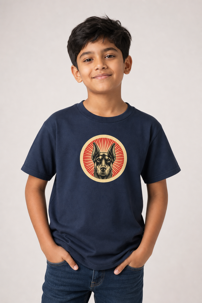 Doberman Pinscher Kids Tee