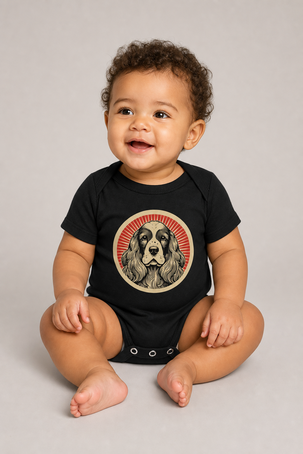English Cocker Spaniel Baby Bodysuit