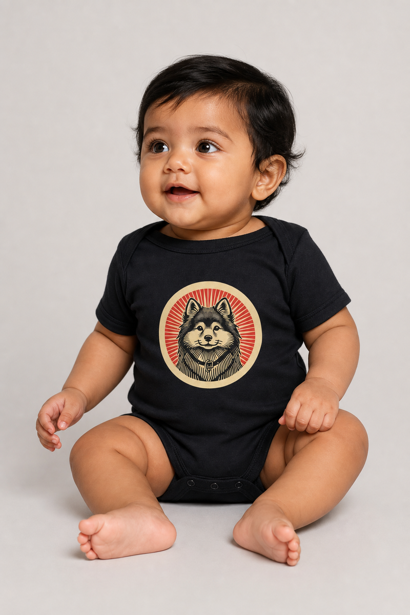 Finnish Spitz Baby Bodysuit