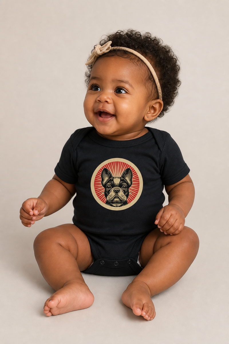 French Bulldog Baby Bodysuit