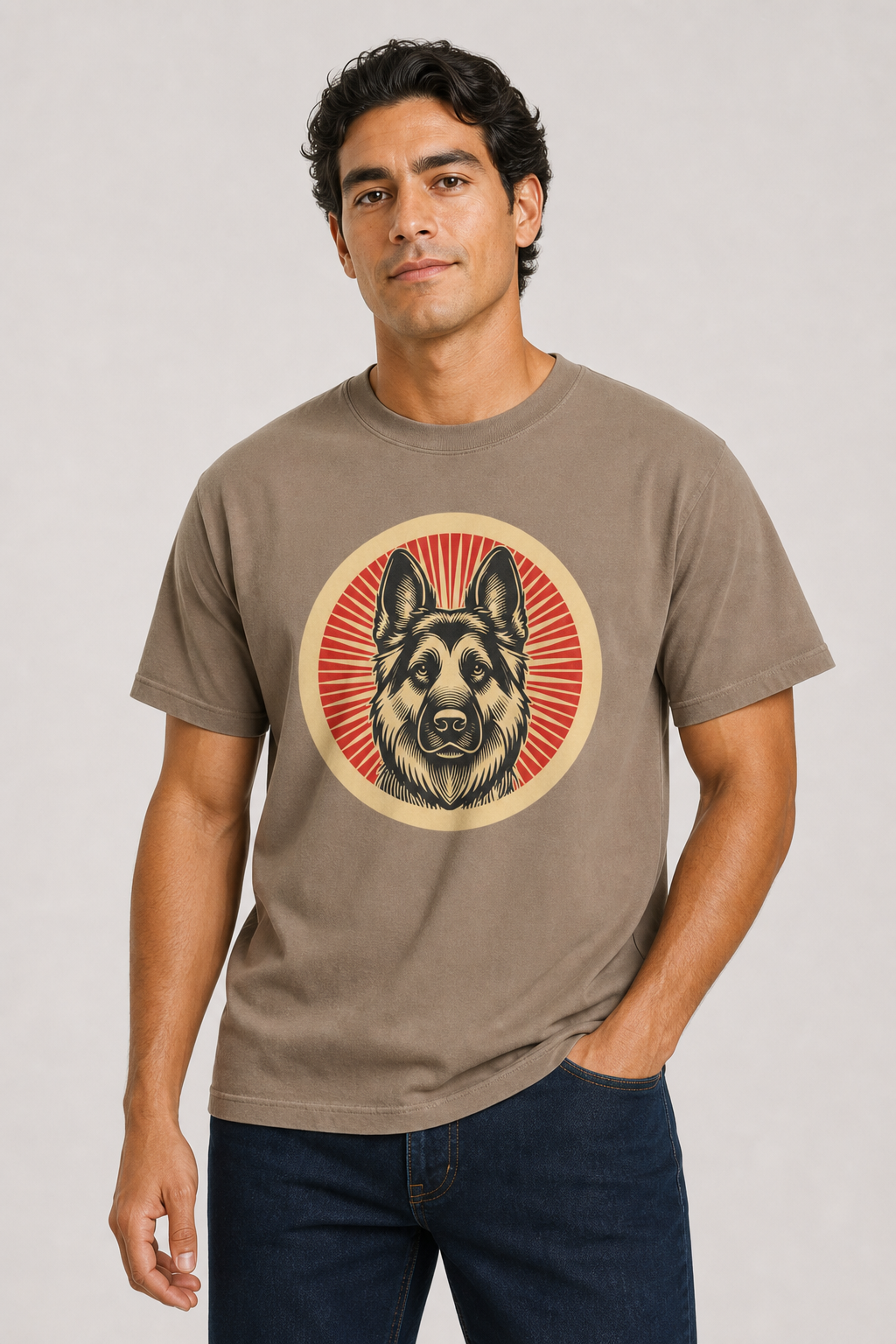 German Shepherd Heavyweight Tee
