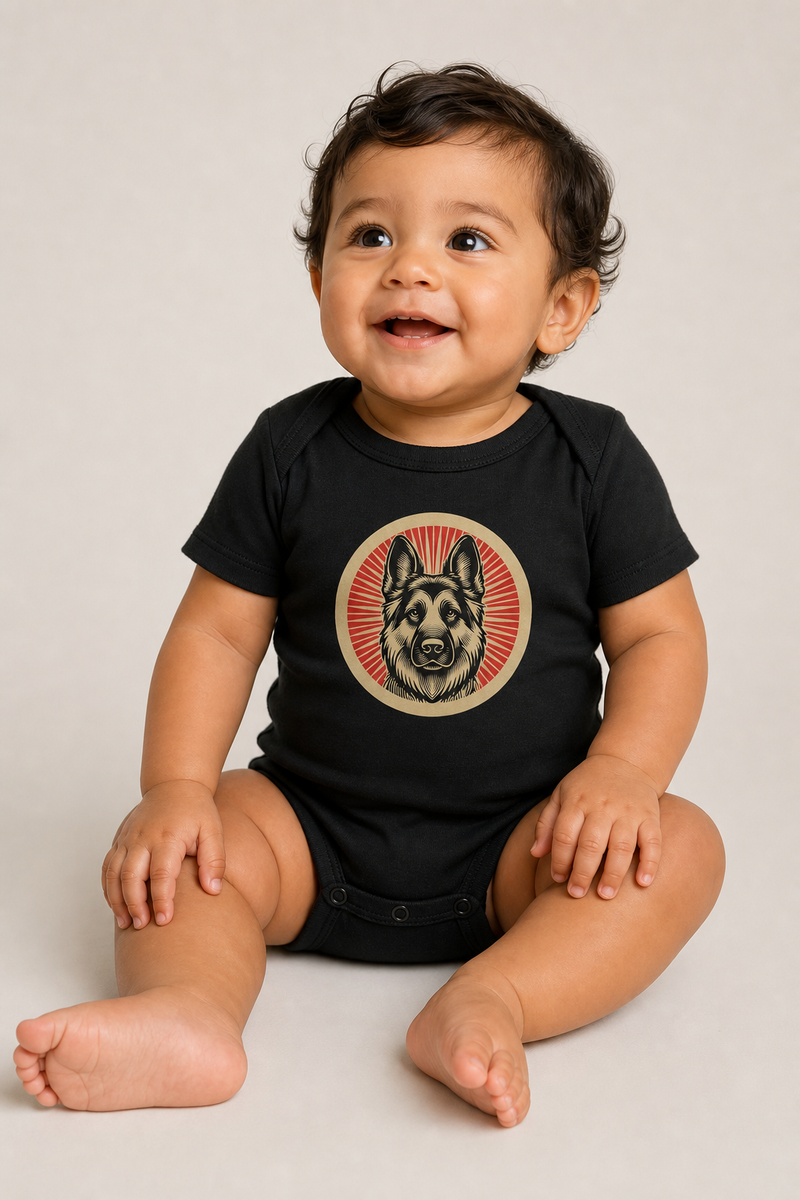 German Shepherd Infant Bodysuit