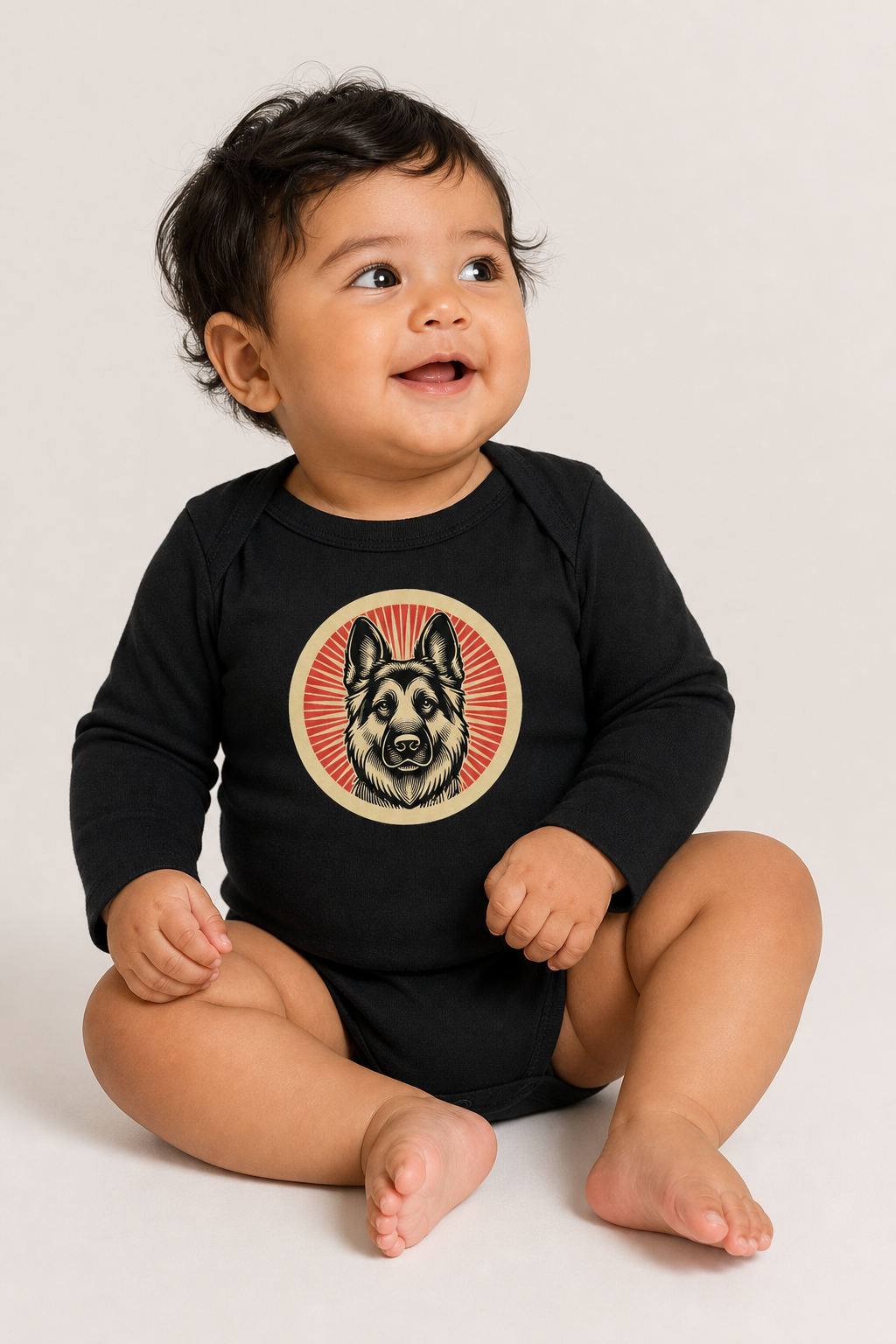German Shepherd Sleeved Bodysuit