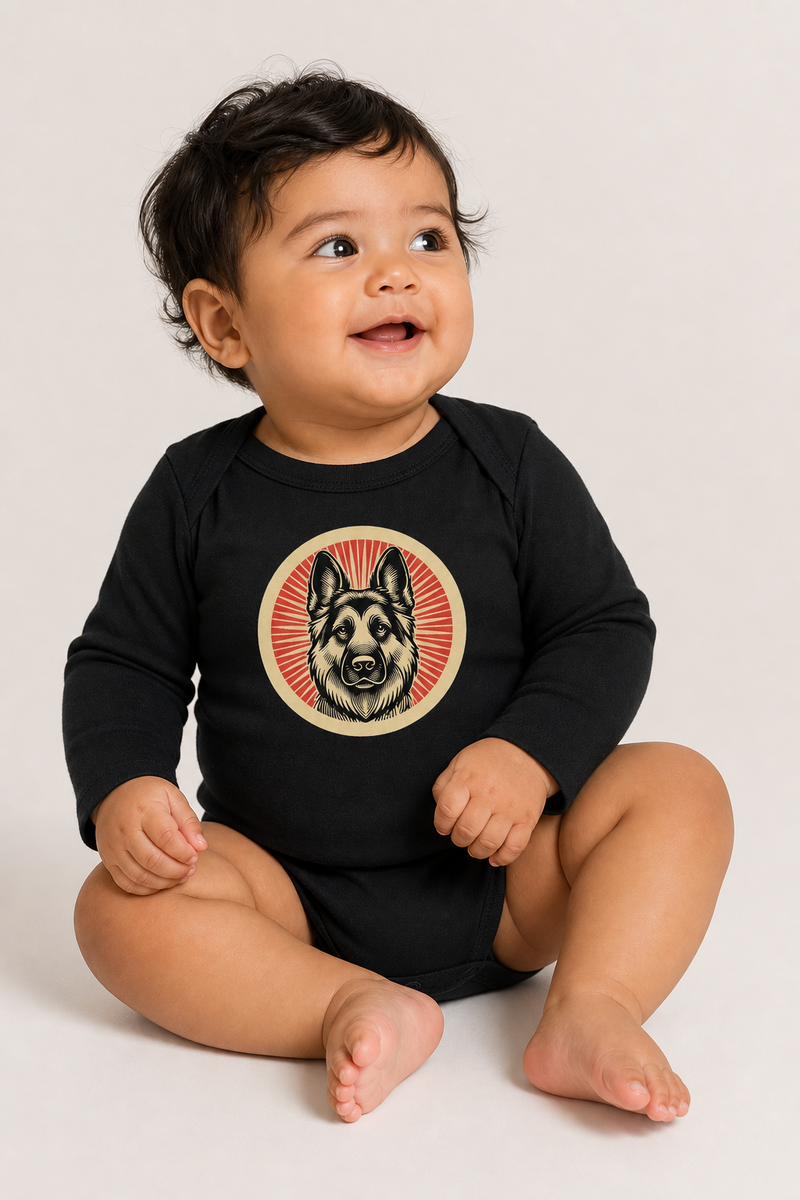 German Shepherd Sleeved Bodysuit