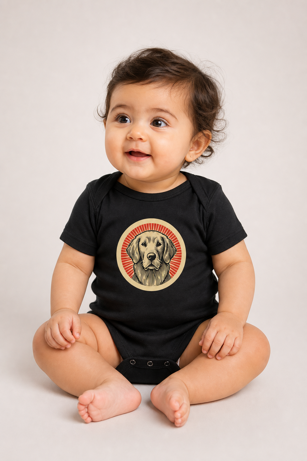 Golden Retriever Baby Bodysuit