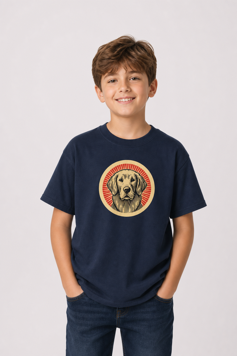 Golden Retriever Kids Tee