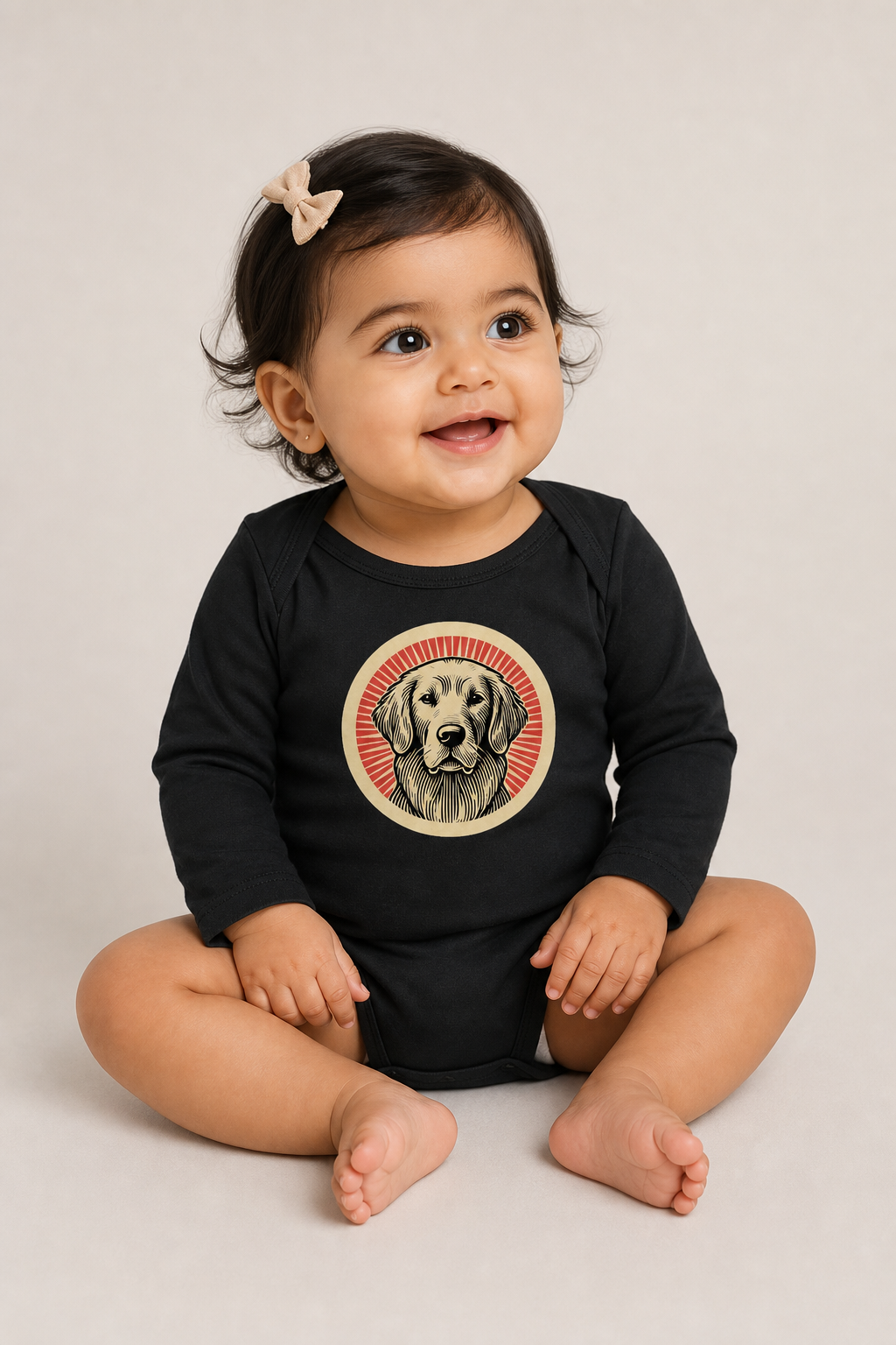 Golden Retriever Sleeved Bodysuit