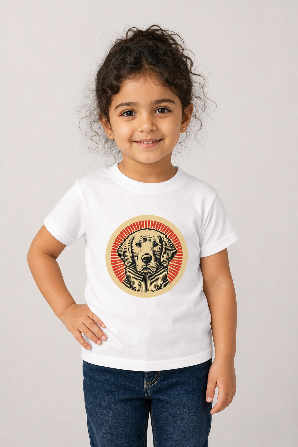 Golden Retriever Toddler Tee