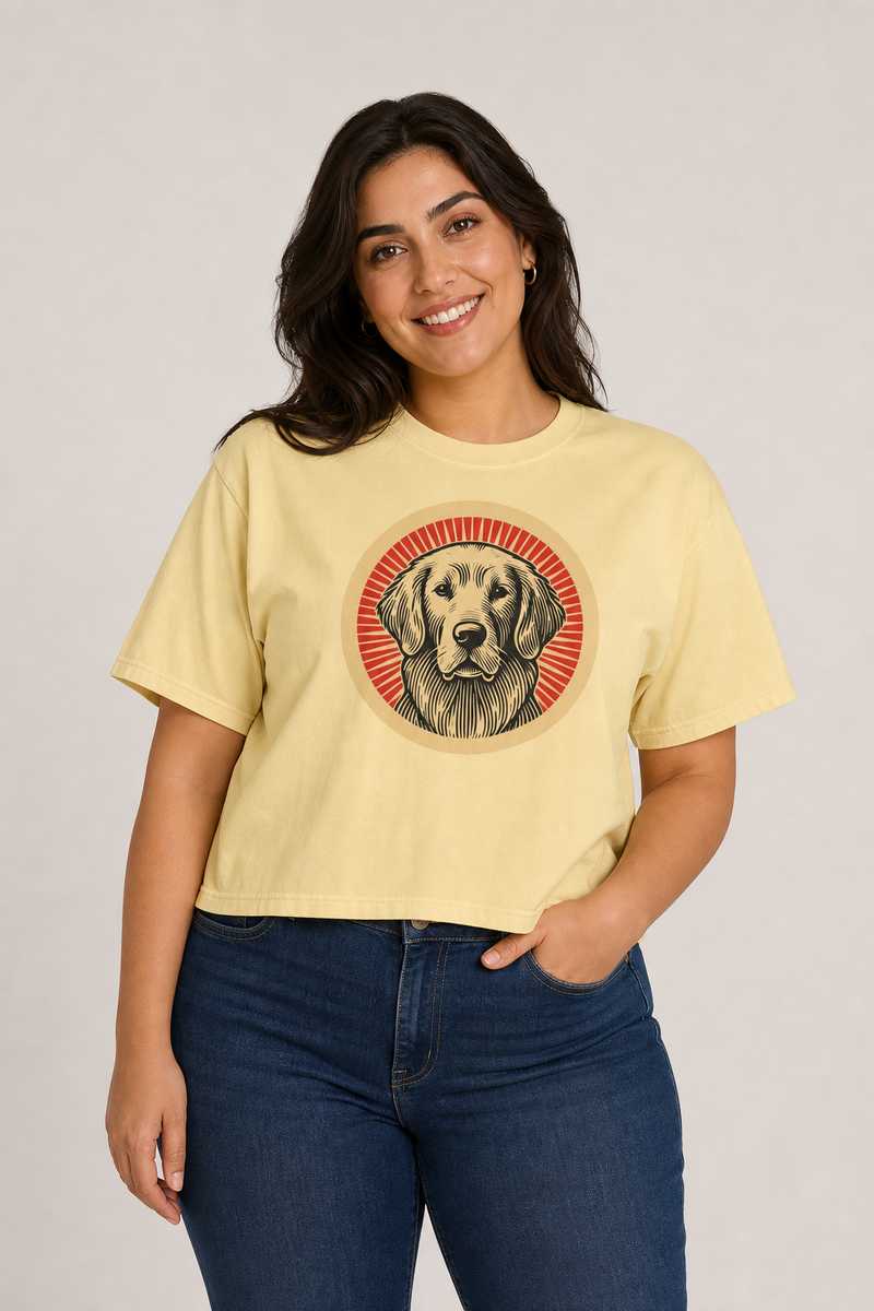 Golden Retriever Boxy Tee