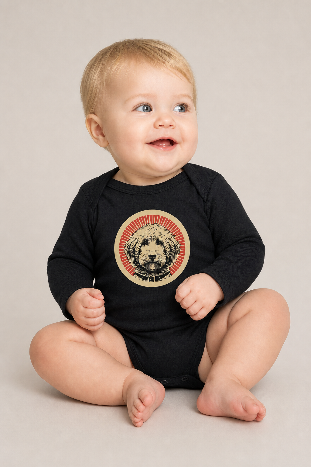 Goldendoodle Sleeved Bodysuit