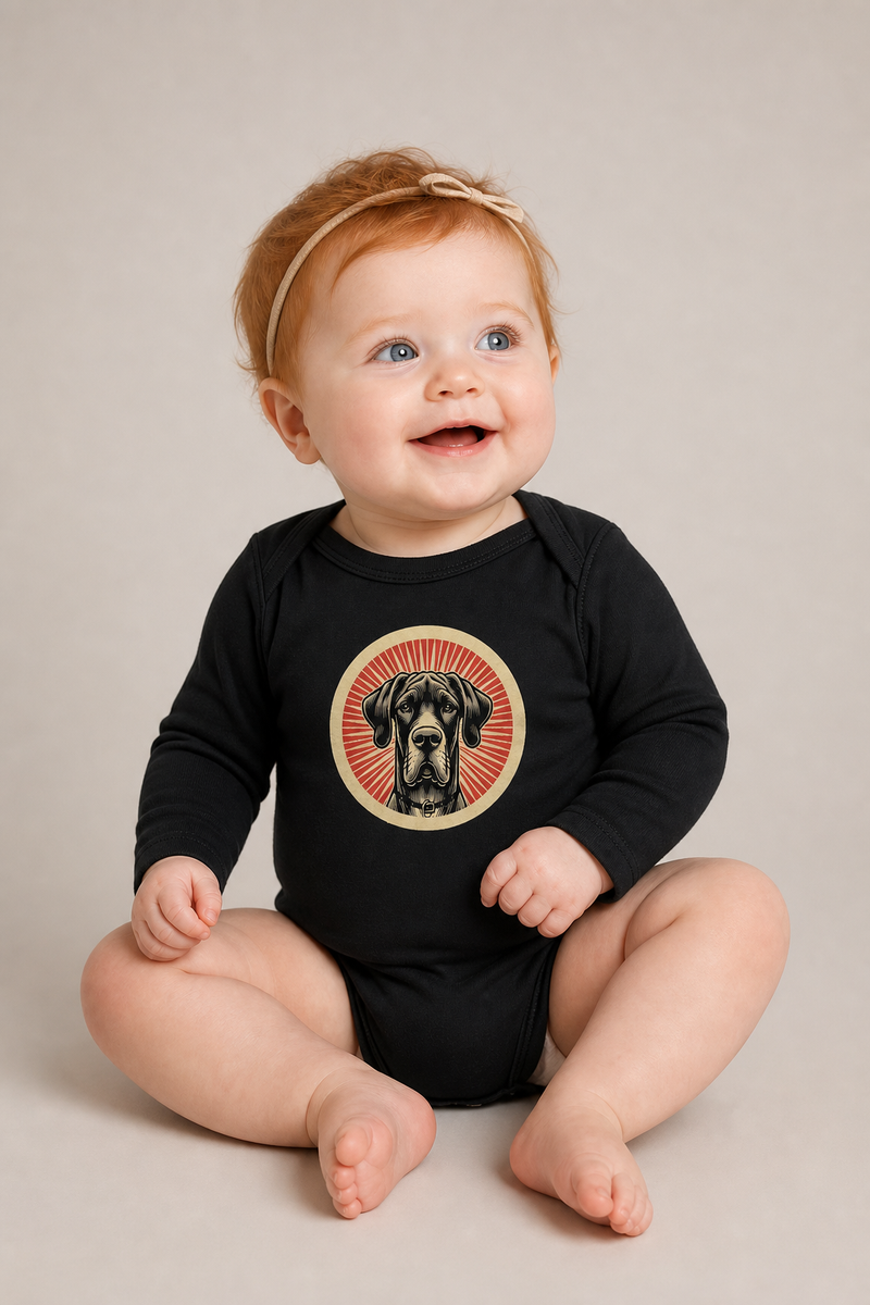 Great Dane Sleeved Bodysuit