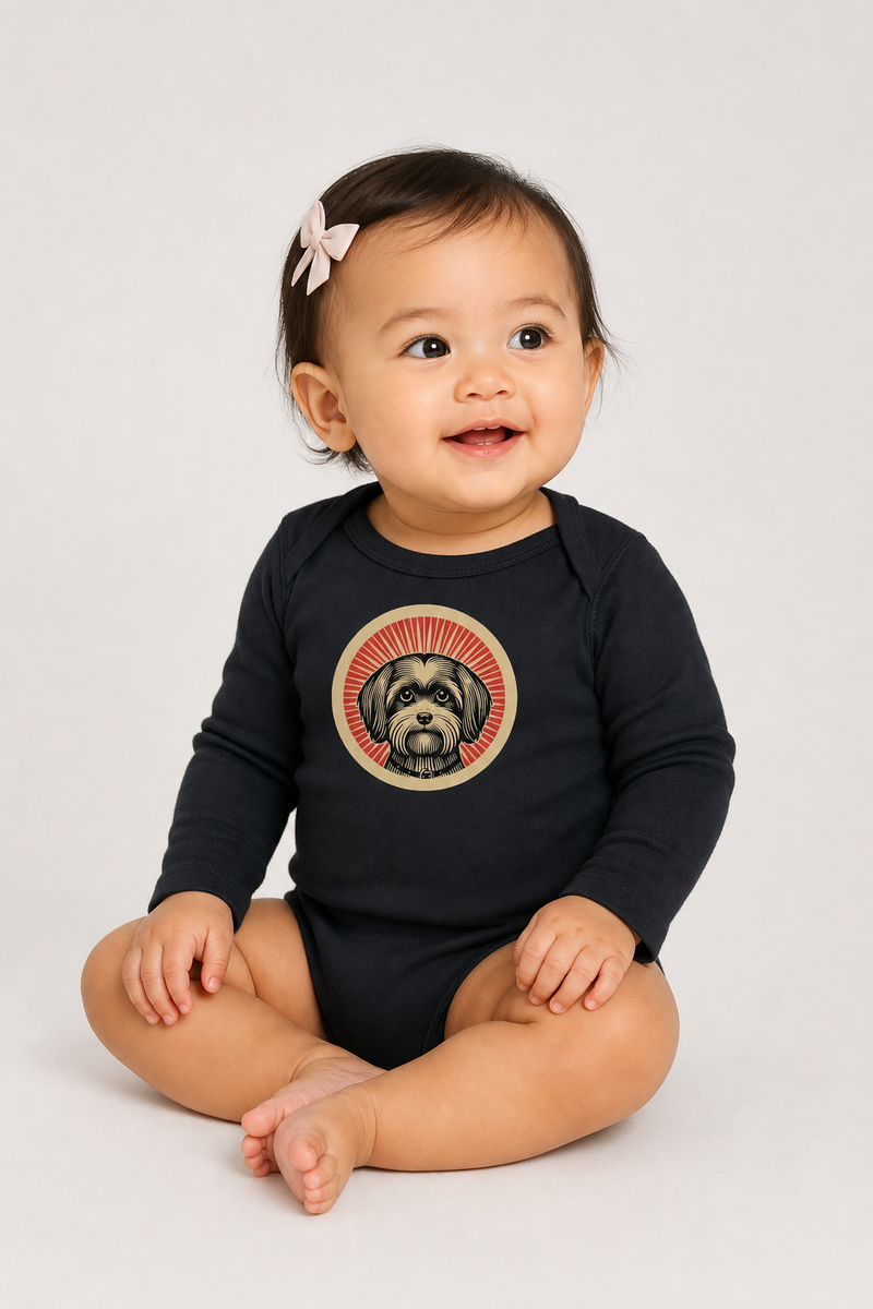 Havanese Sleeved Bodysuit