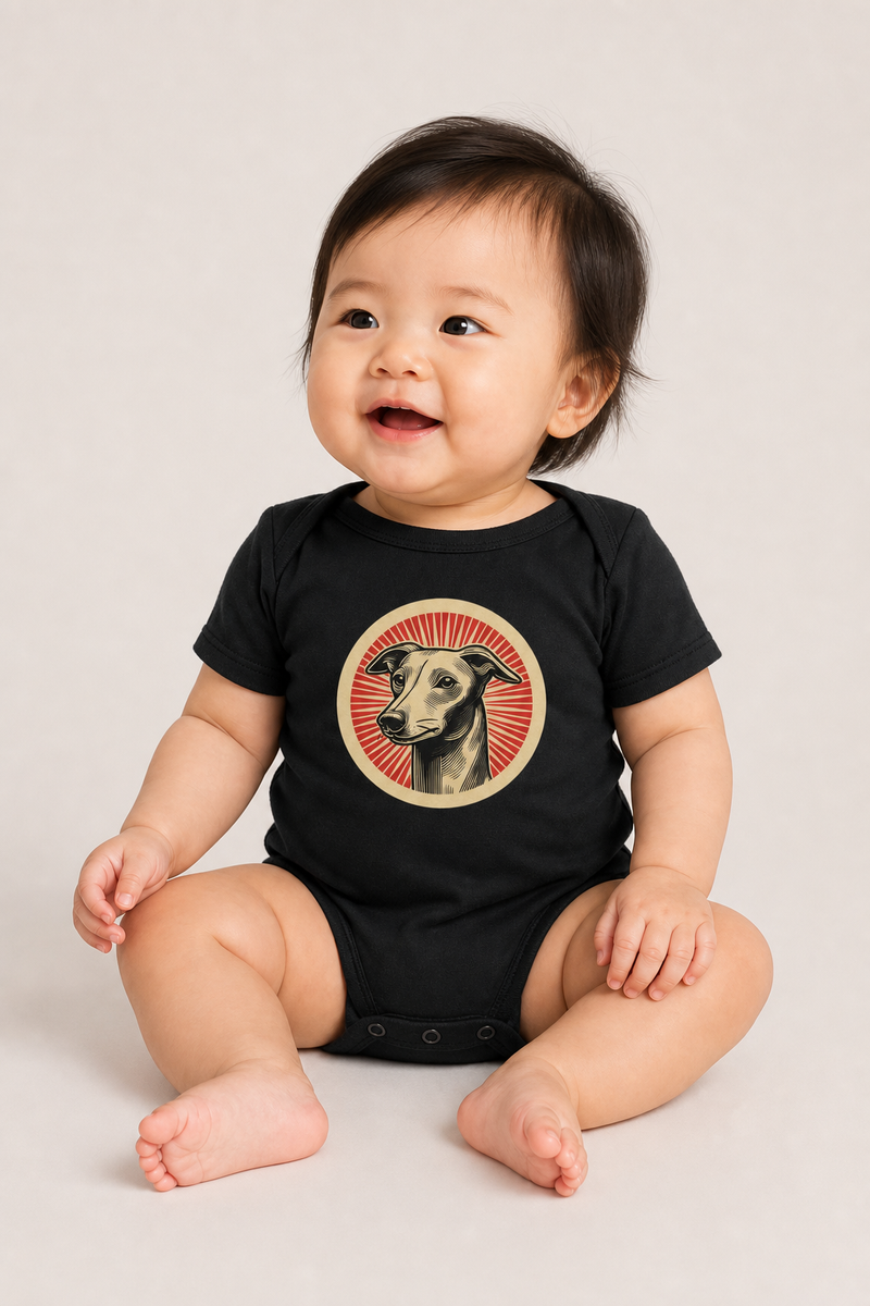 Italian Greyhound Baby Bodysuit
