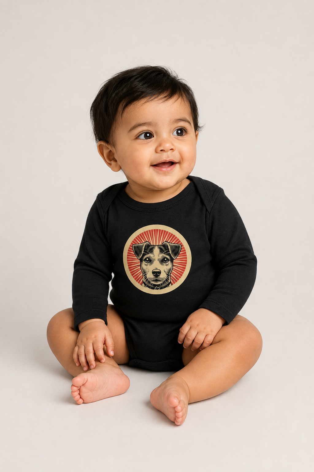 Jack Russell Terrier Sleeved Bodysuit