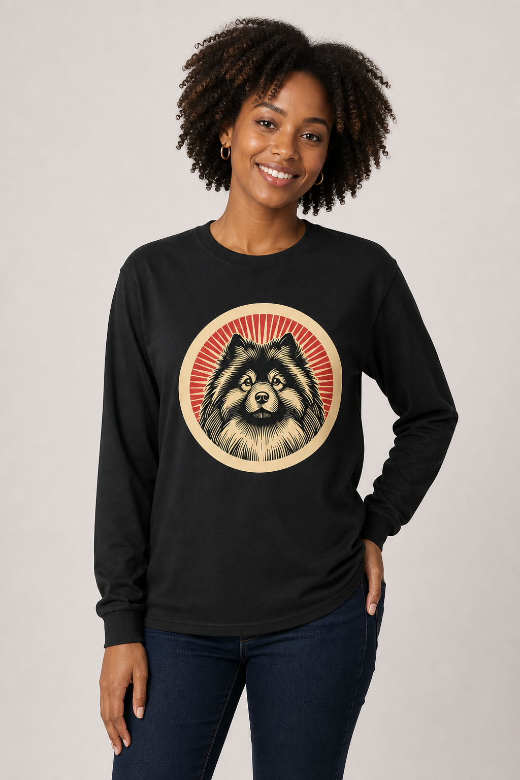 Keeshond Long Sleeve Tee