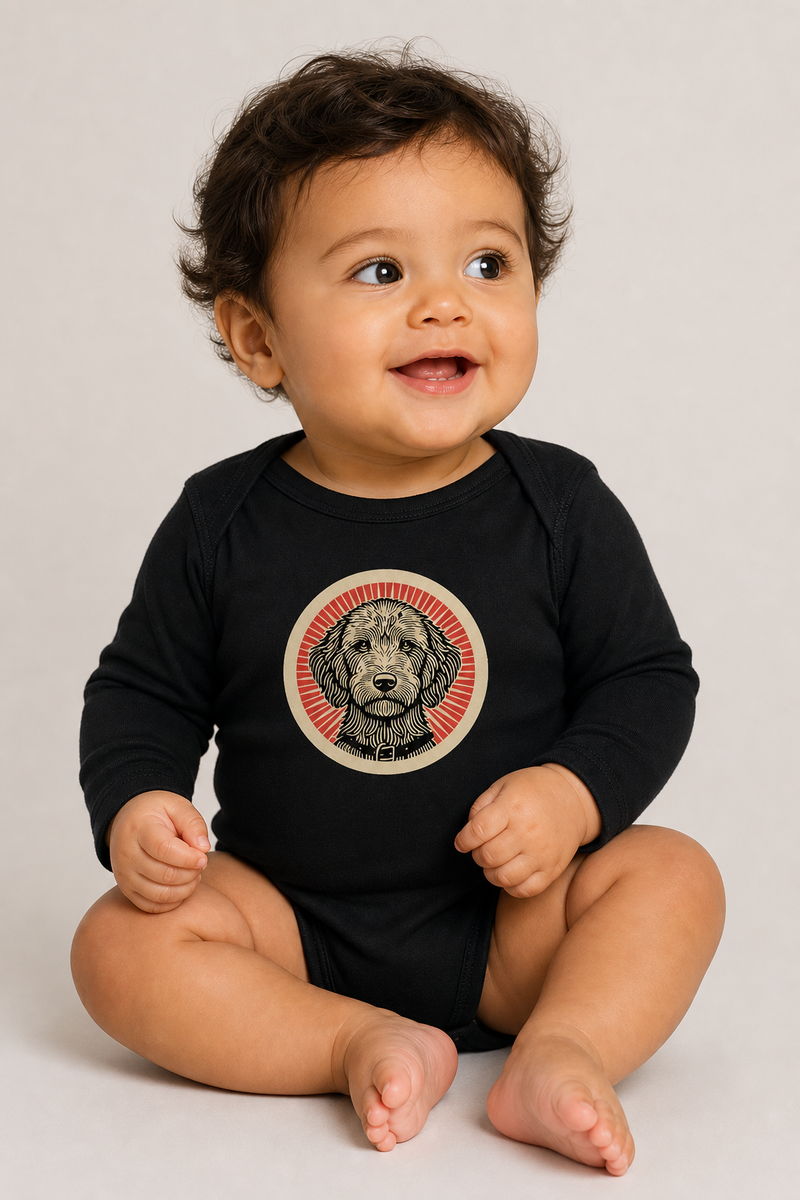 Labradoodle Sleeved Bodysuit