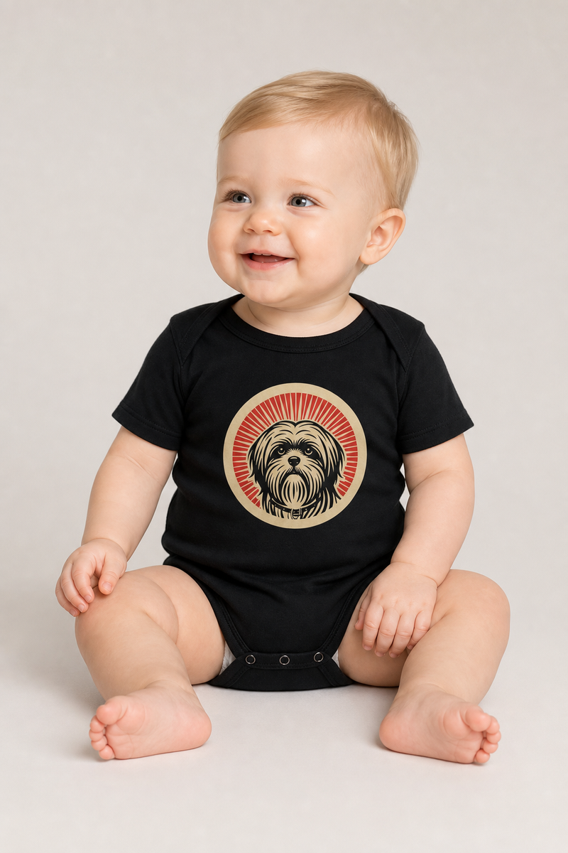 Lhasa Apso Baby Bodysuit