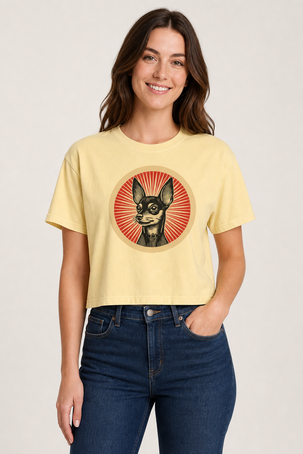 Miniature Pinscher Boxy Tee