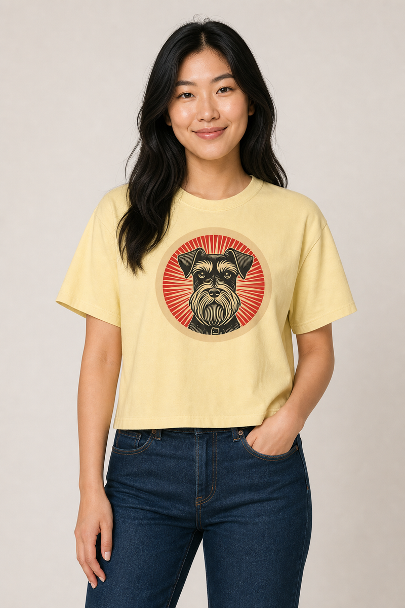 Miniature Schnauzer Boxy Tee